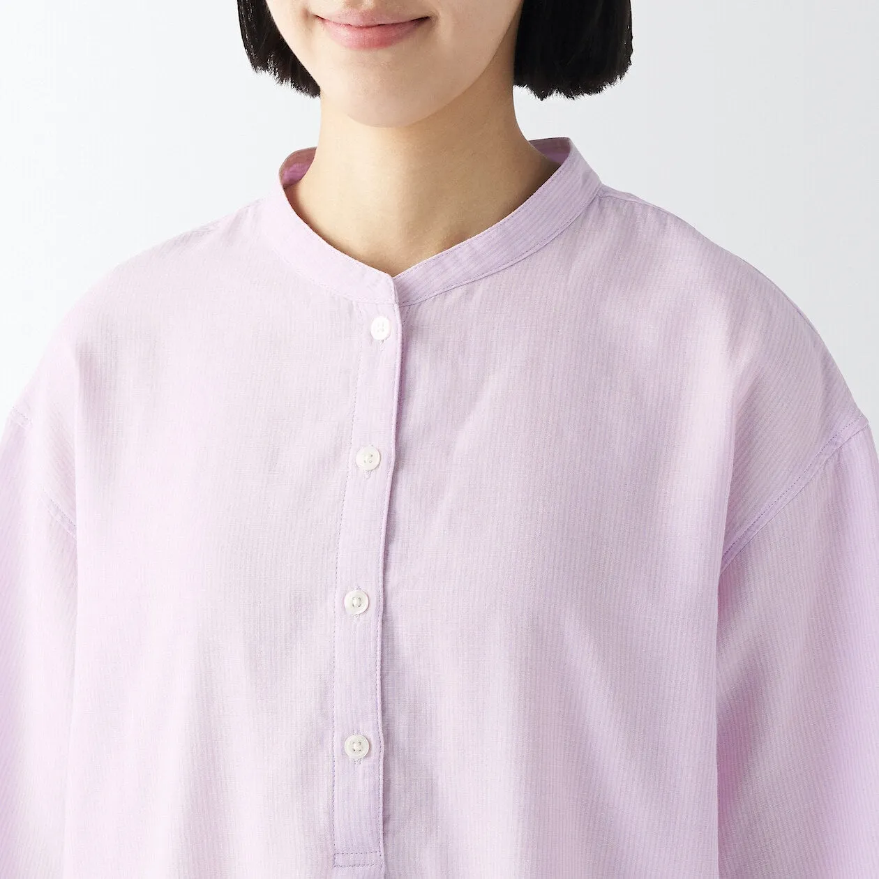 Side Seamless Lightweight Gauze Half Sleeve Pyjamas