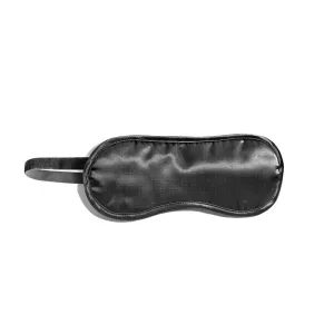 Silk Magnolia Silk Eye Mask Black