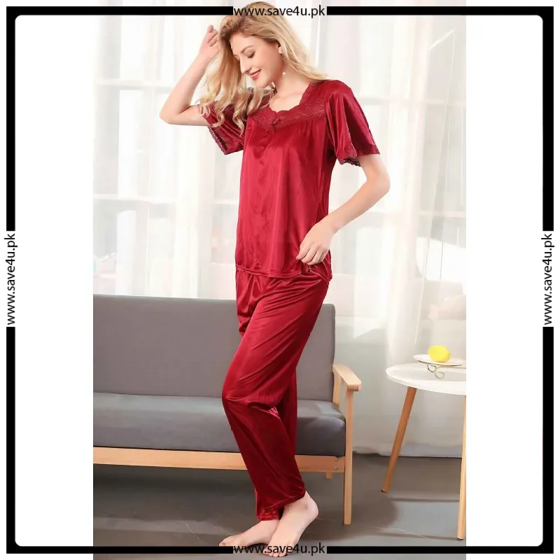 Silk Nightwear Pajama's Set