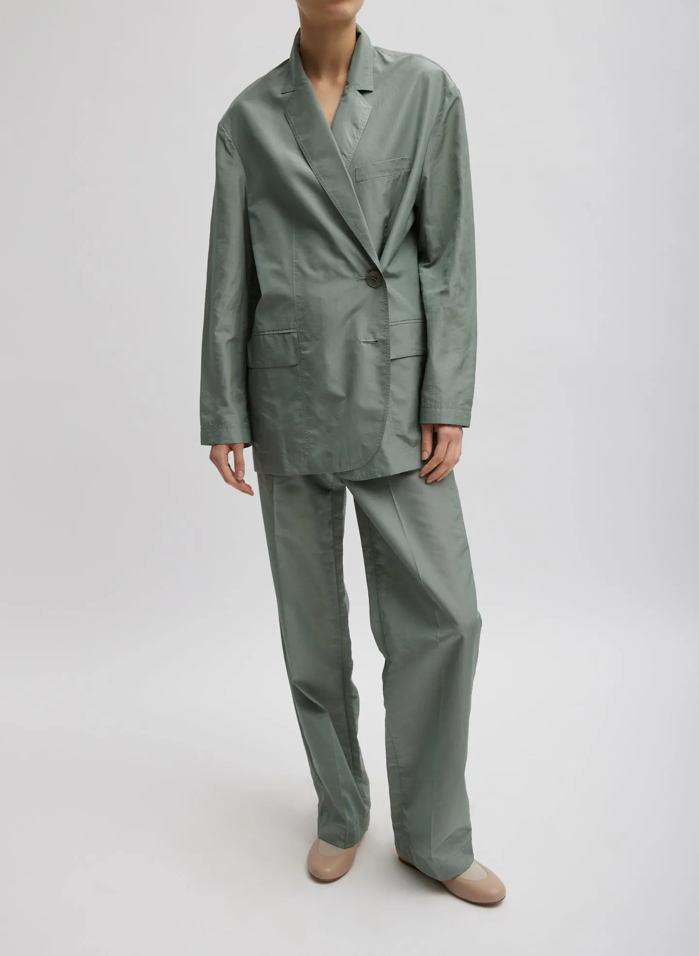 Silk Nylon Liam Blazer