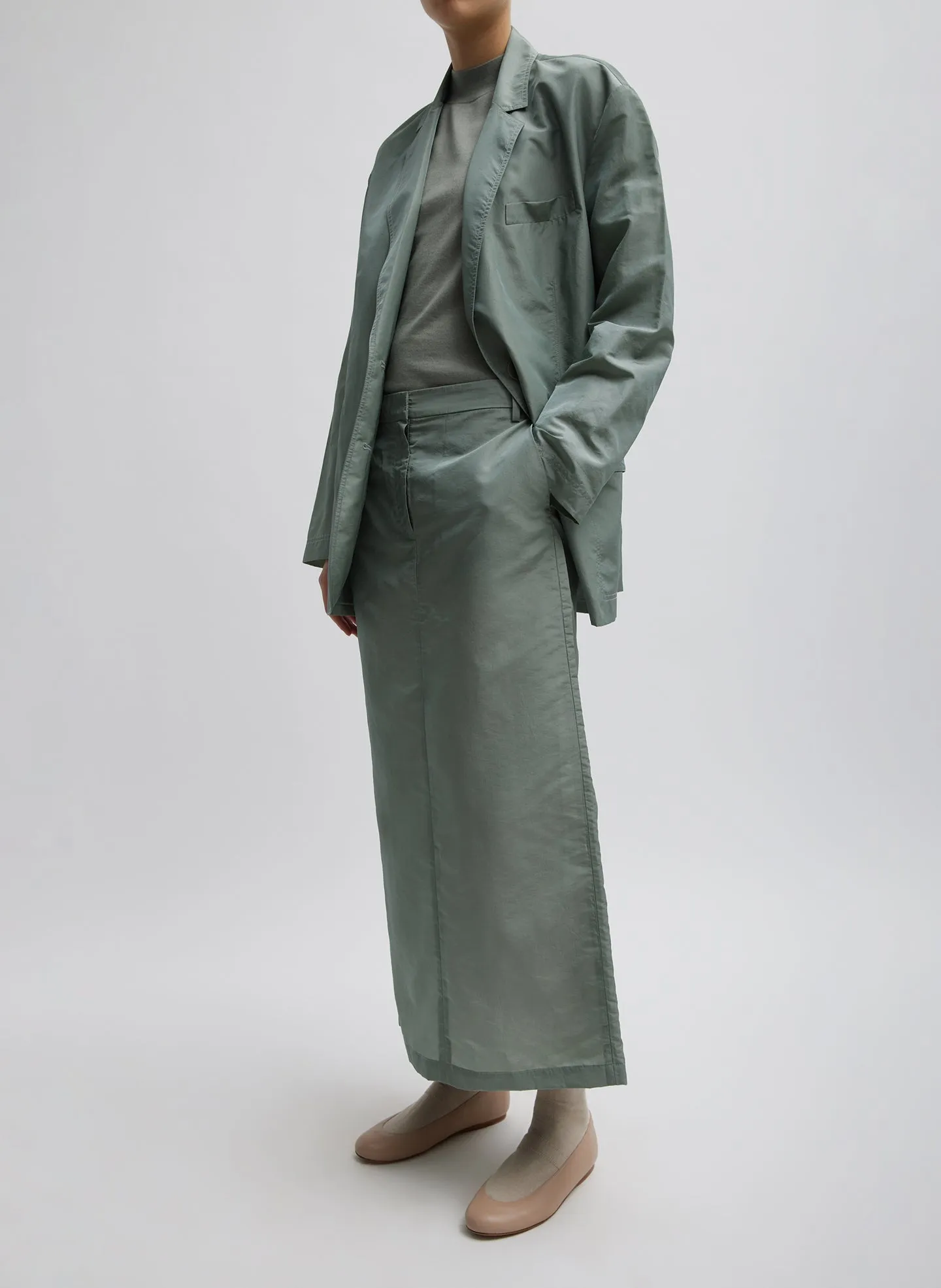 Silk Nylon Liam Blazer