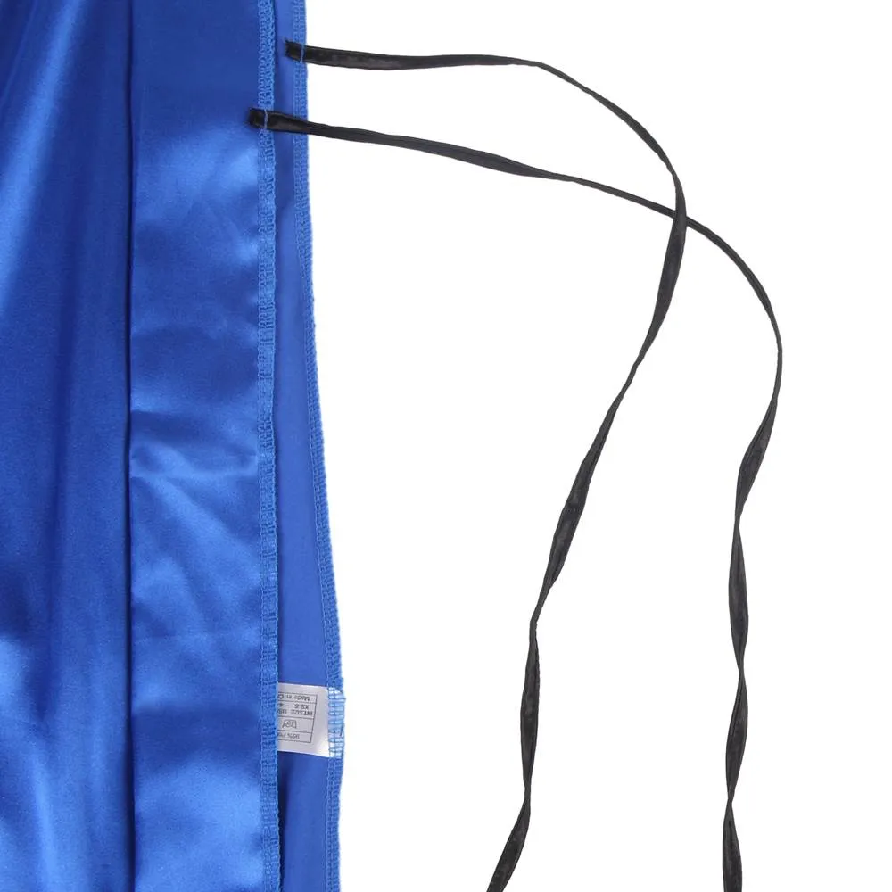Silk Satin Lace Back Hollow Out Sexy Women Kimono Home