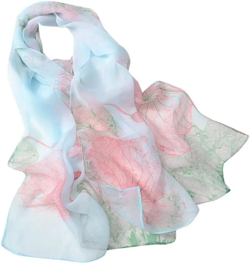 Silk Scarf For Women Scarves For Women Silk Scarf For Women Fashion Women Printing Long Soft Wrap Scarf Ladies