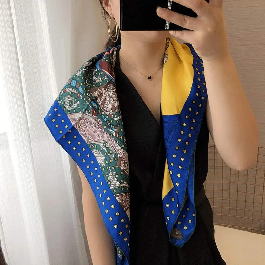 Silk Silk Scarf Gift Box Twill Silk Scarf Neck Air-Conditioning Room Shawl Sun Protection