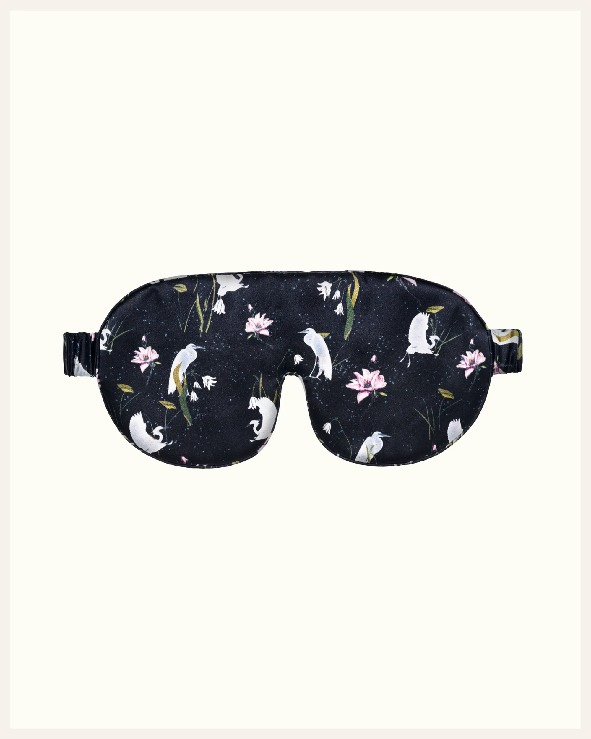 Silk Sleep Mask - Leo Black