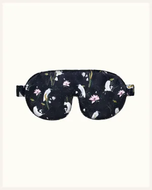 Silk Sleep Mask - Leo Black