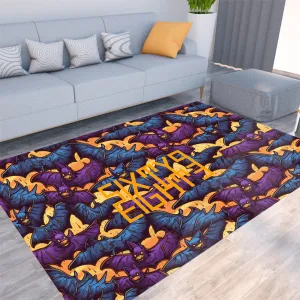 Sixty Eight 93 Logo Orange Foldable Rectangular Thickened Floor Mat #34
