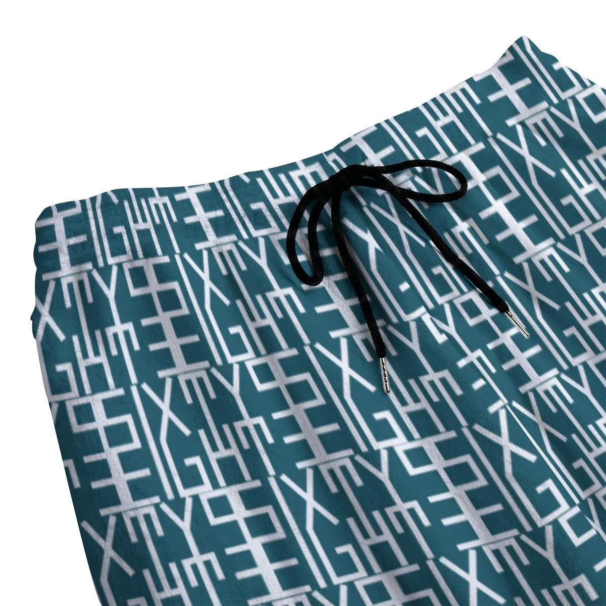 Sixty Eight 93 Logo White Dark Teal Unisex Thicken Pajama Set #11