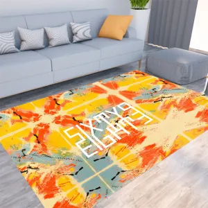 Sixty Eight 93 Logo White Foldable Rectangular Thickened Floor Mat #28