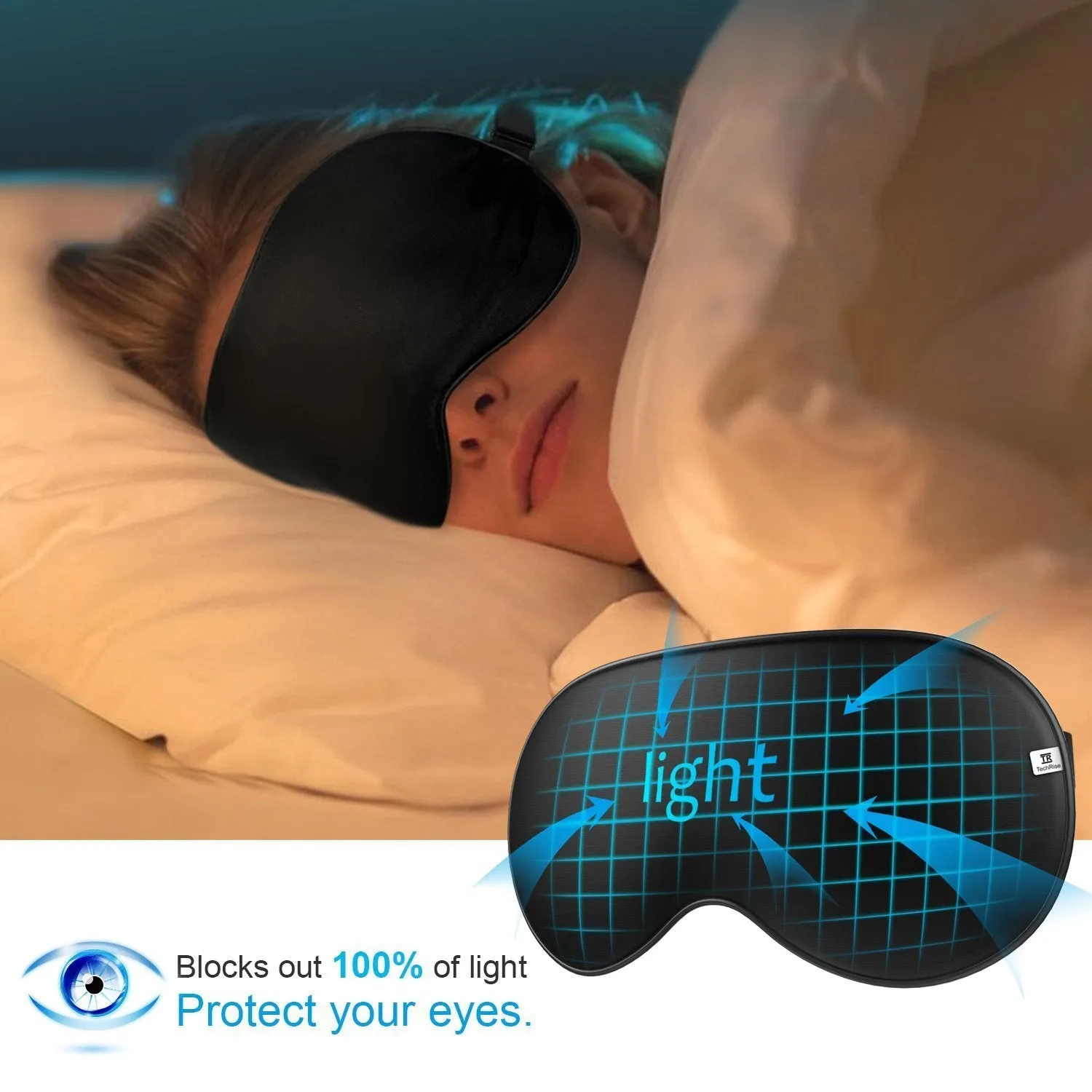 Sleep Mask Ultra Soft 100% Natural Silk