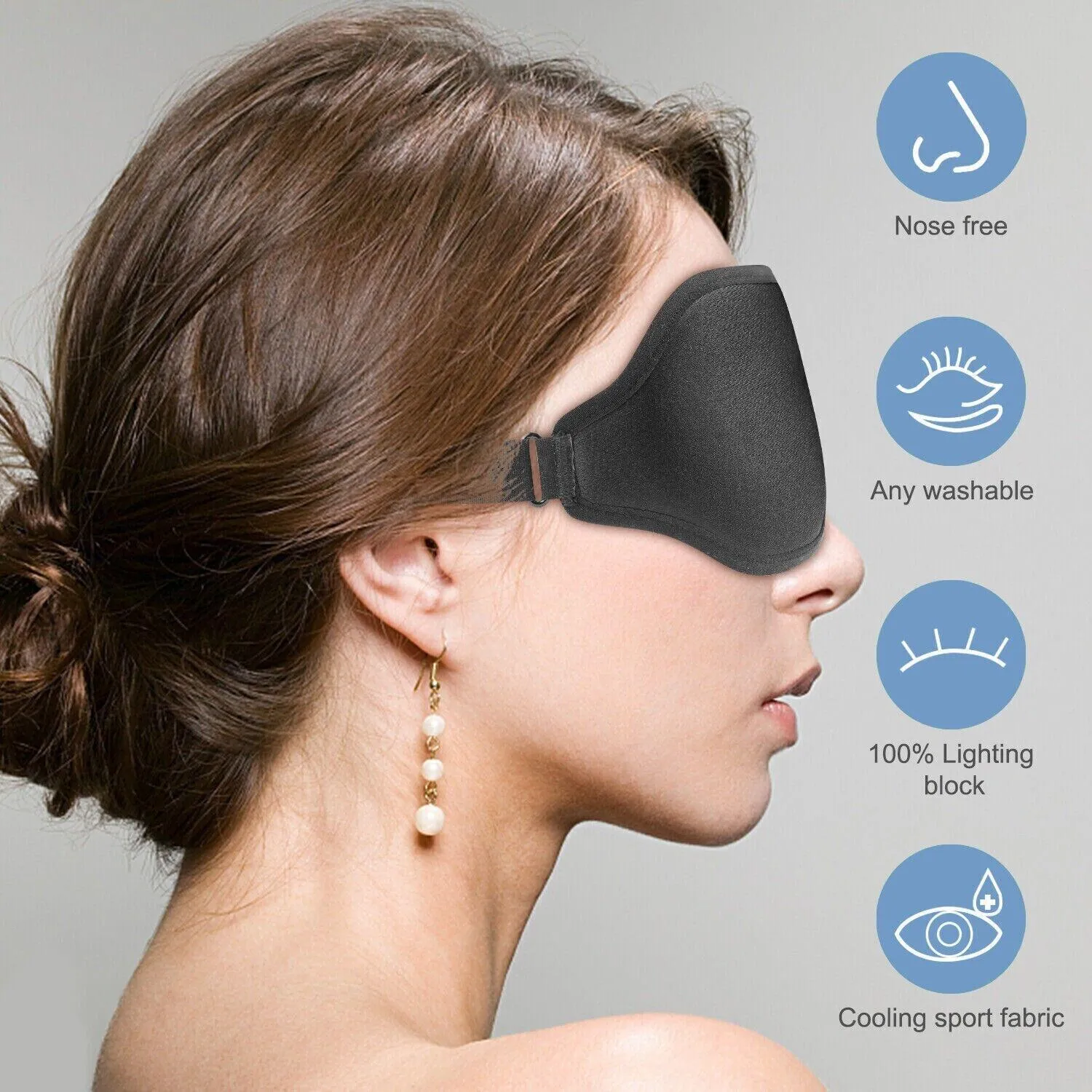 SleepShade 3-D Contoured Sleep Eye Mask