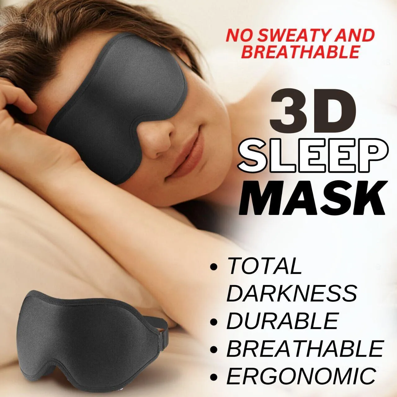 SleepShade 3-D Contoured Sleep Eye Mask