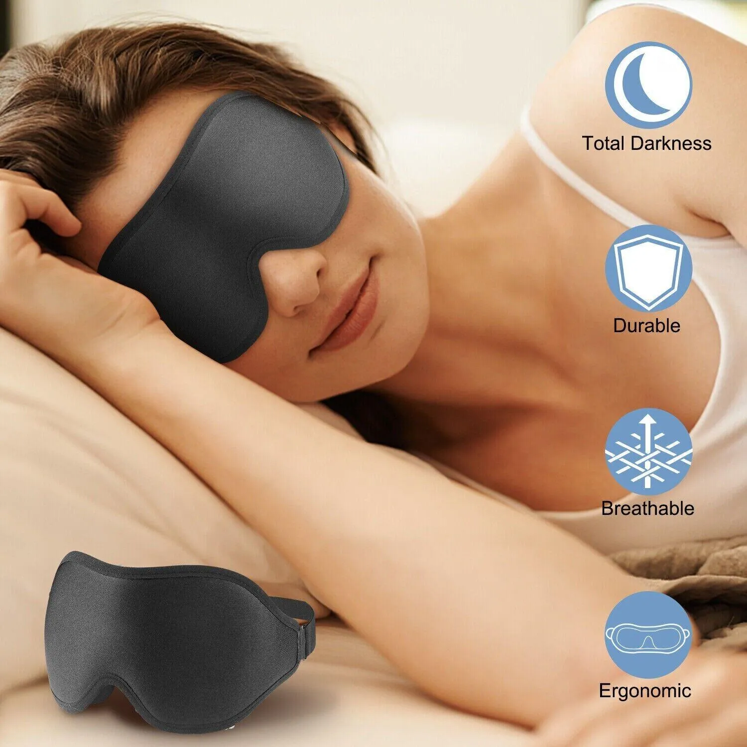 SleepShade 3-D Contoured Sleep Eye Mask