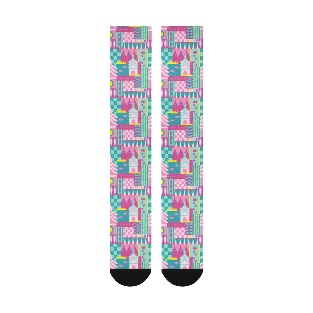Small World Over-The-Calf Socks