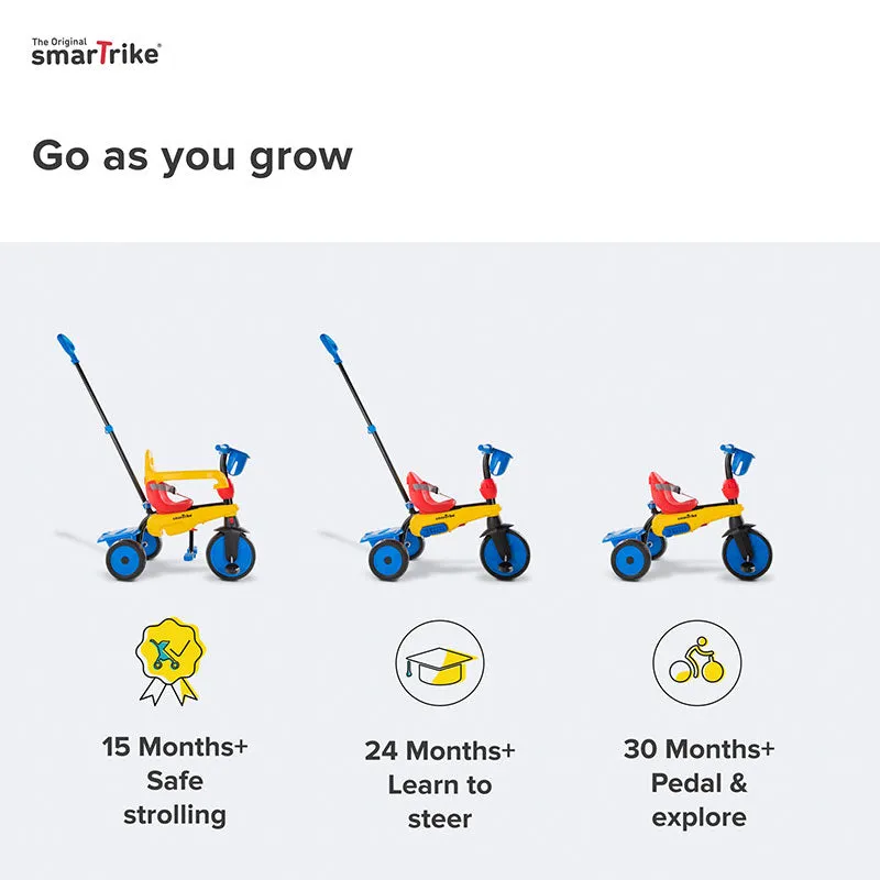 smarTrike Breeze S 3-in-1 Toddler Tricycle (Multi)