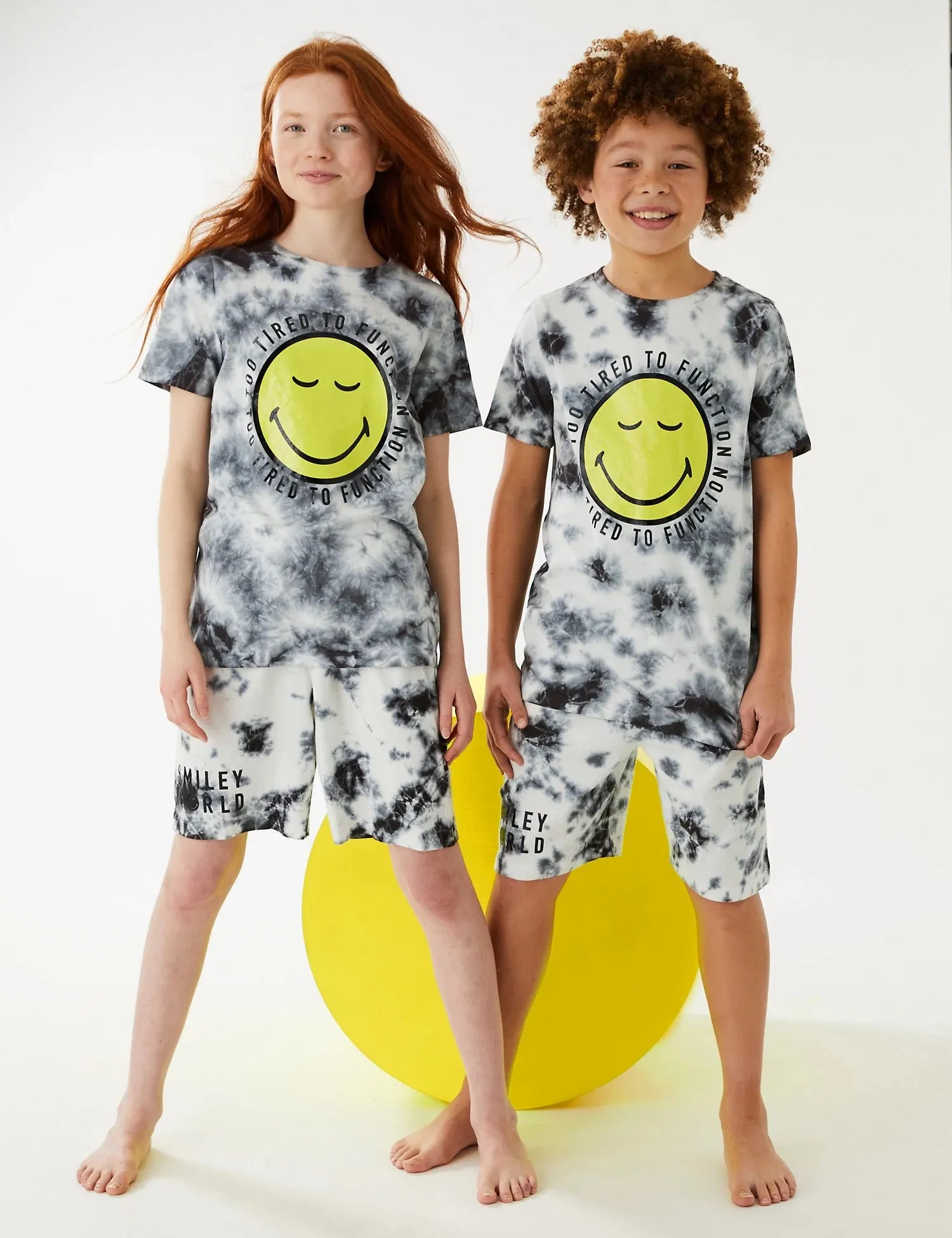 SmileyWorld® Tie Dye Short Pyjama Set
