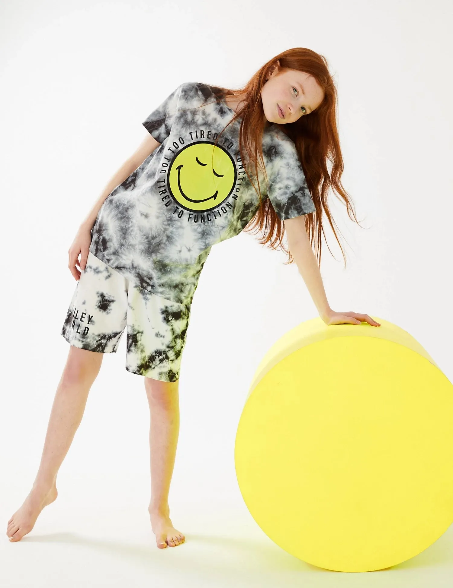 SmileyWorld® Tie Dye Short Pyjama Set
