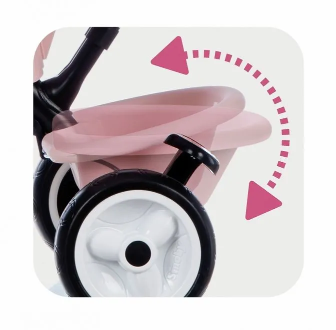 Smoby - Tricycle Baby Driver Plus Pink