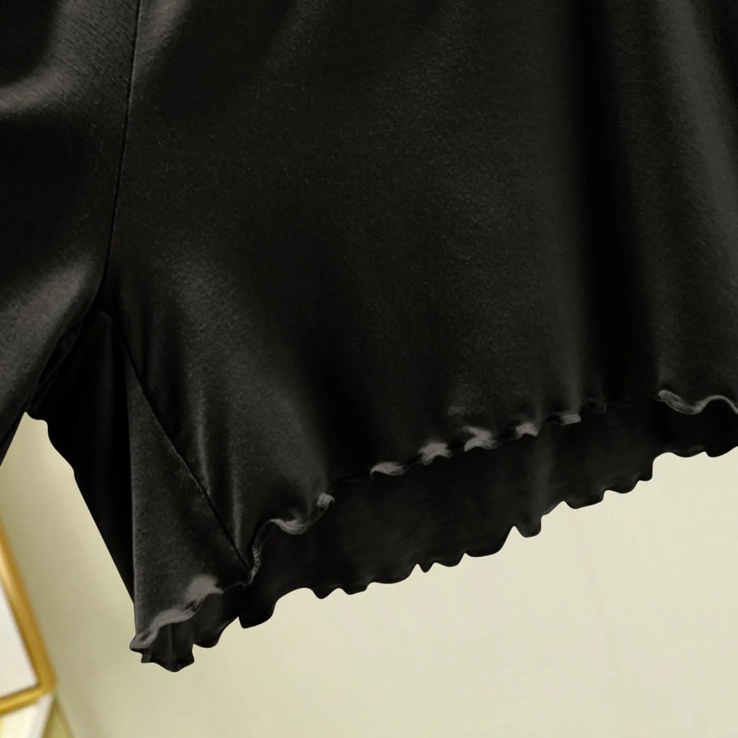 Soft Modal Lounge Shorts for Women Elastic High Waist Casual Sleepwear Loose Comfy Pajamas Boxer Pjs Bottom