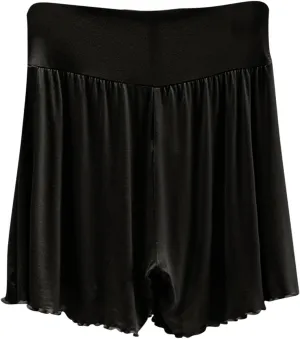 Soft Modal Lounge Shorts for Women Elastic High Waist Casual Sleepwear Loose Comfy Pajamas Boxer Pjs Bottom