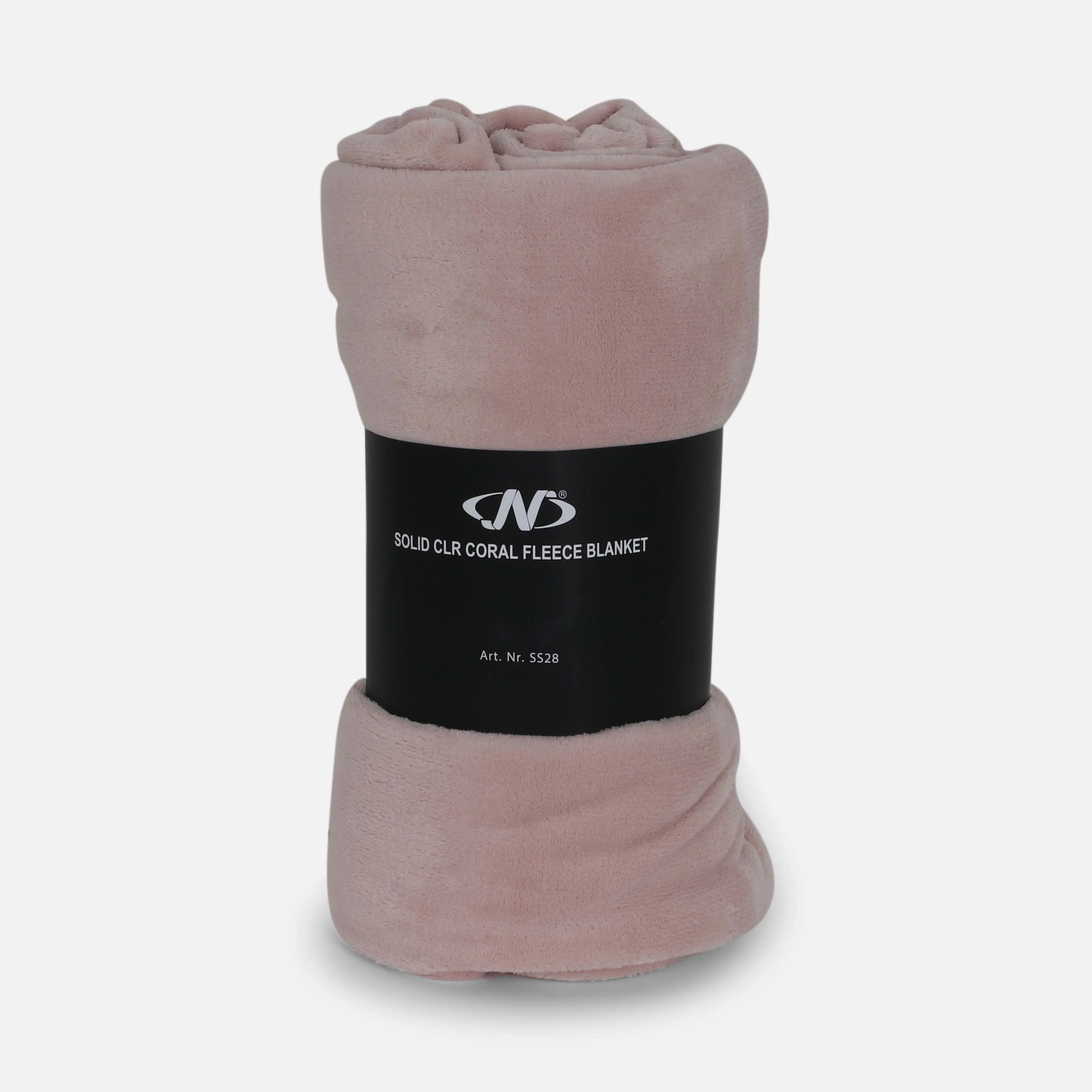 SOLID COLOR CORAL FLEECE BLANKET CREAM 140*200 CM