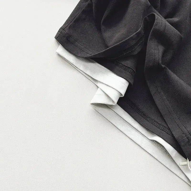 Solid Long-Sleeved Polo Shirt