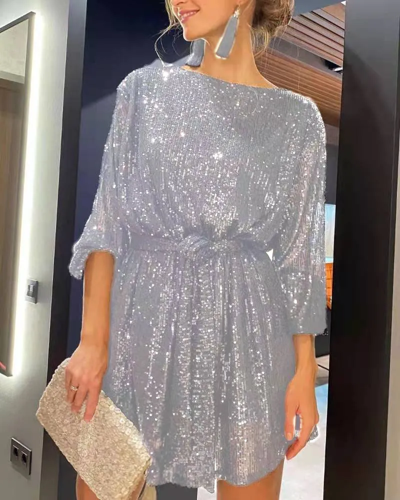 Sparkling Sequin Beaded Dress, lioness-love