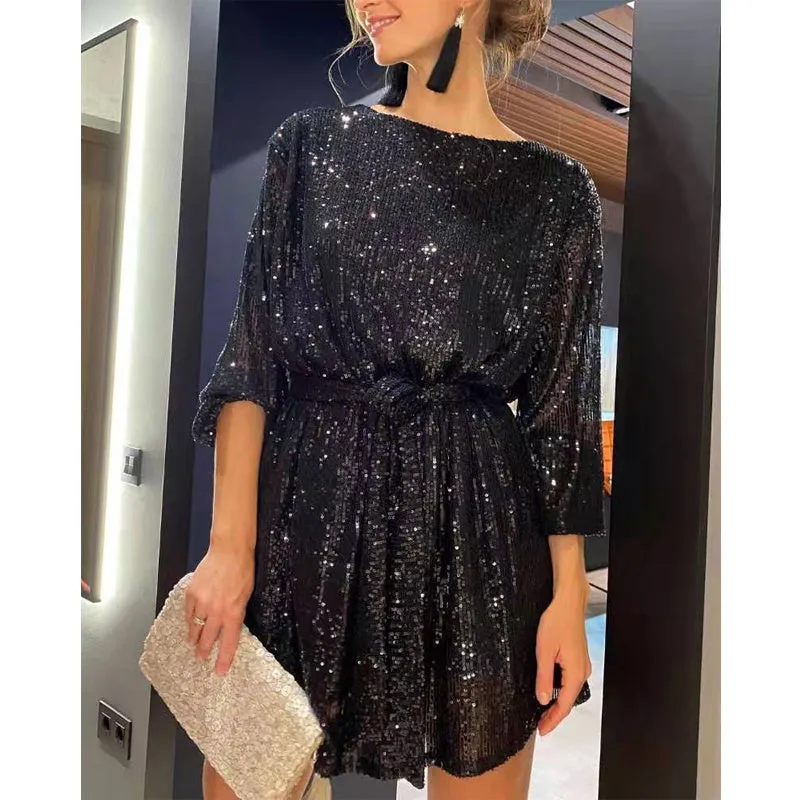 Sparkling Sequin Beaded Dress, lioness-love