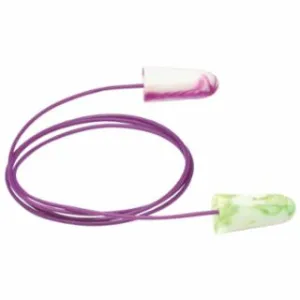 SparkPlugs Foam Earplugs, Foam, Assorted, Corded - 100 per Order