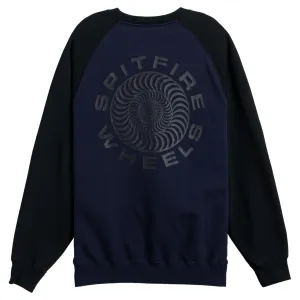 Spitfire Classic 87 Swirl Crew Sweatshirt - Navy/Black