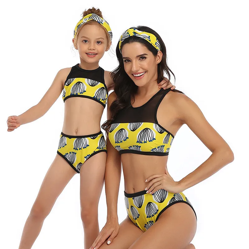 Sports parent-child swimsuit new bikini