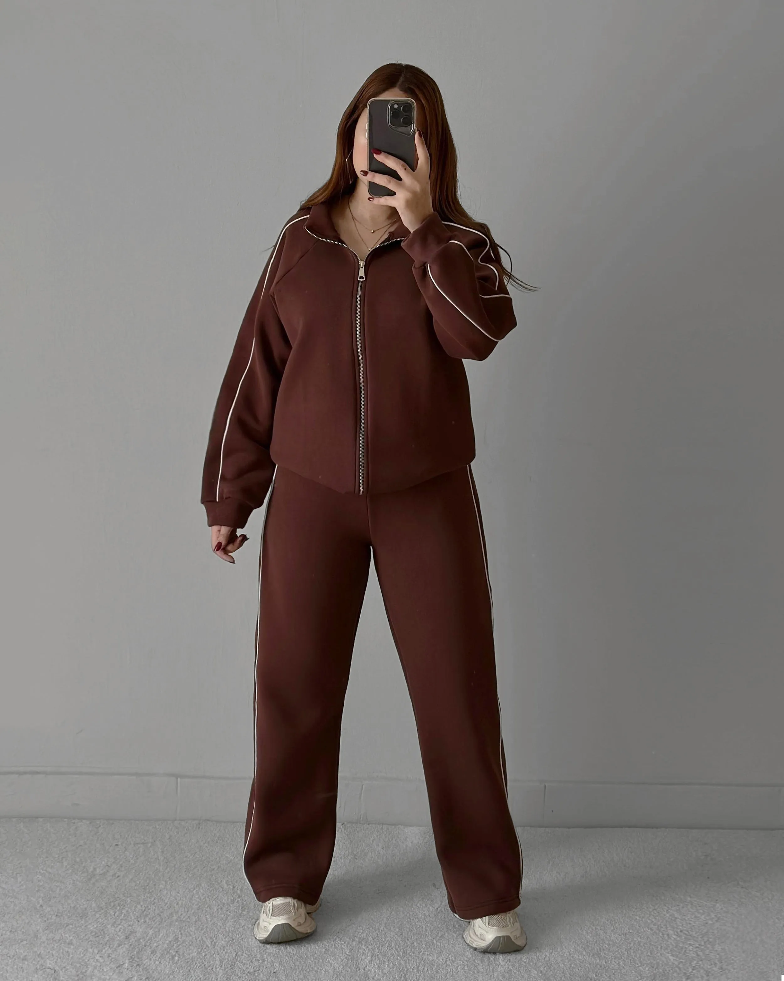 Sporty Double Striped Tracksuit