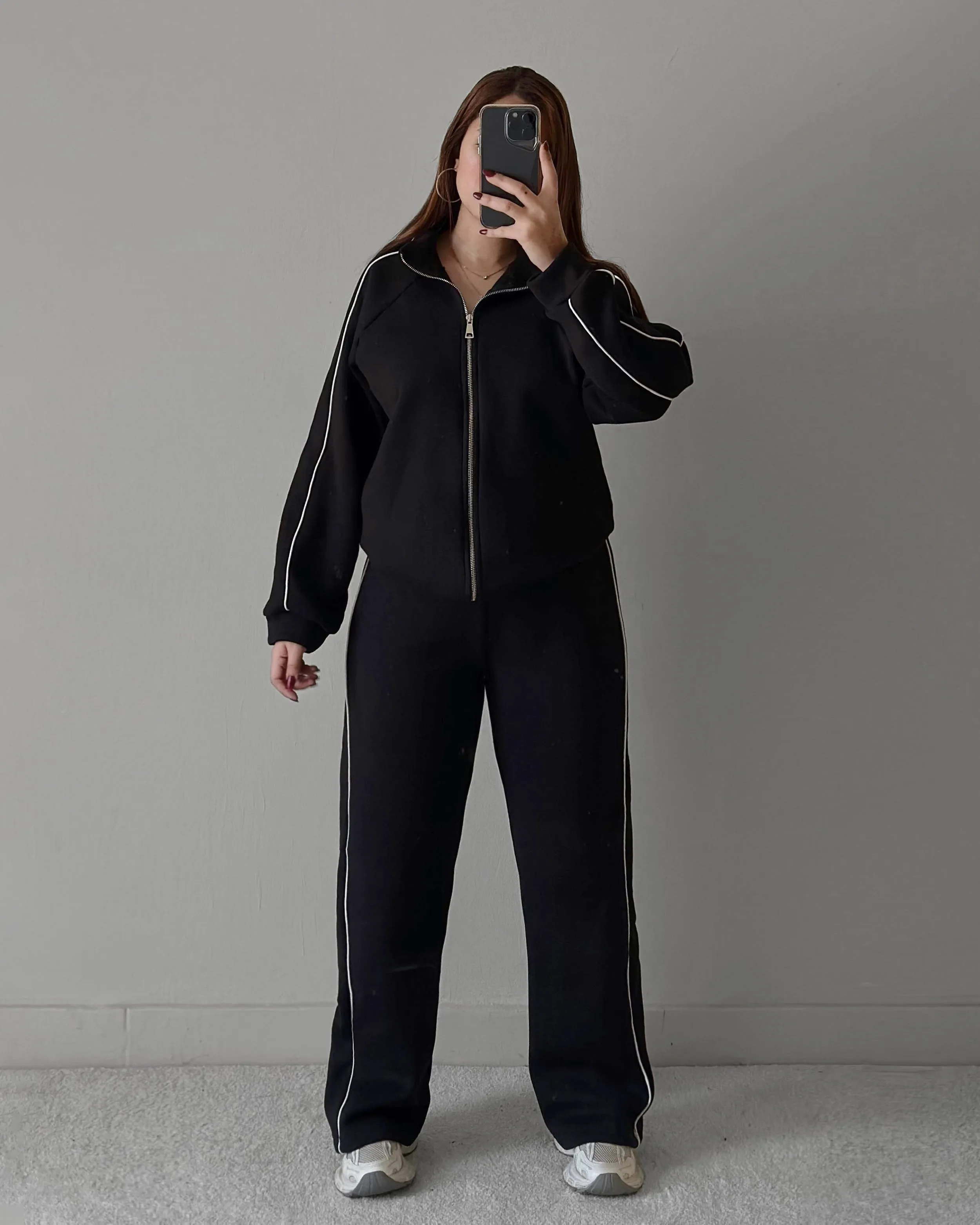 Sporty Double Striped Tracksuit