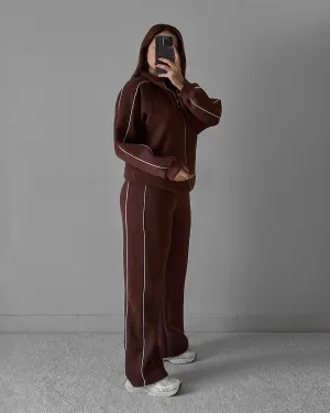 Sporty Double Striped Tracksuit