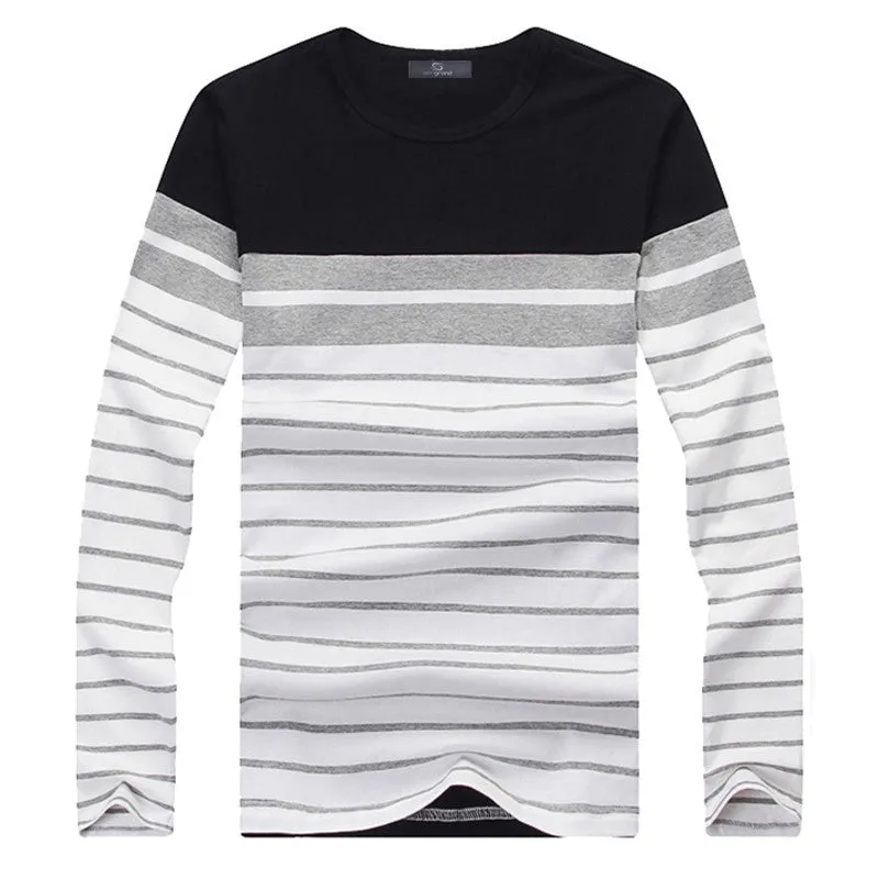 Spring / Autumn Men's Long Sleeved T-Shirt