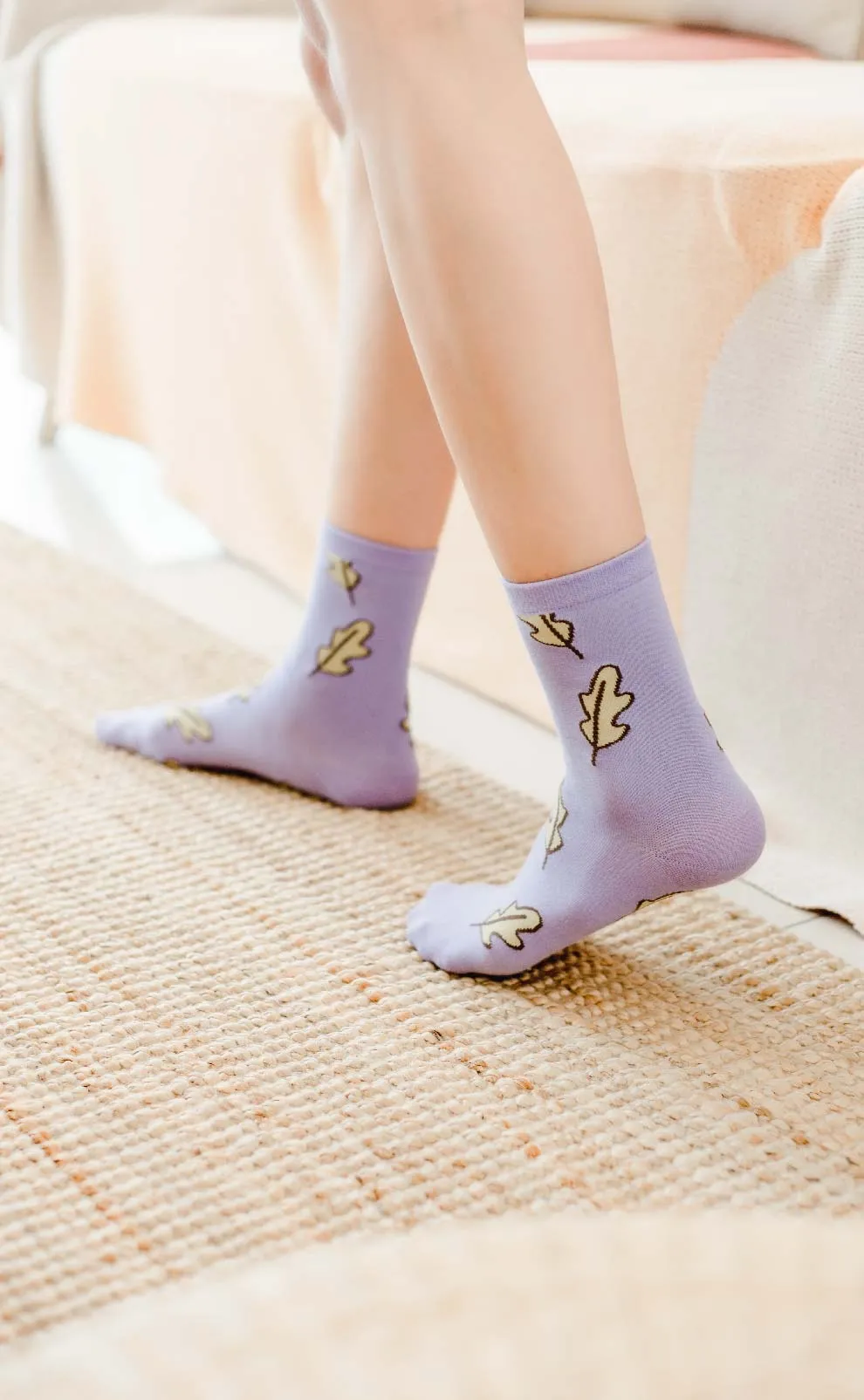 Spring Garden • Women Mid Calf Socks