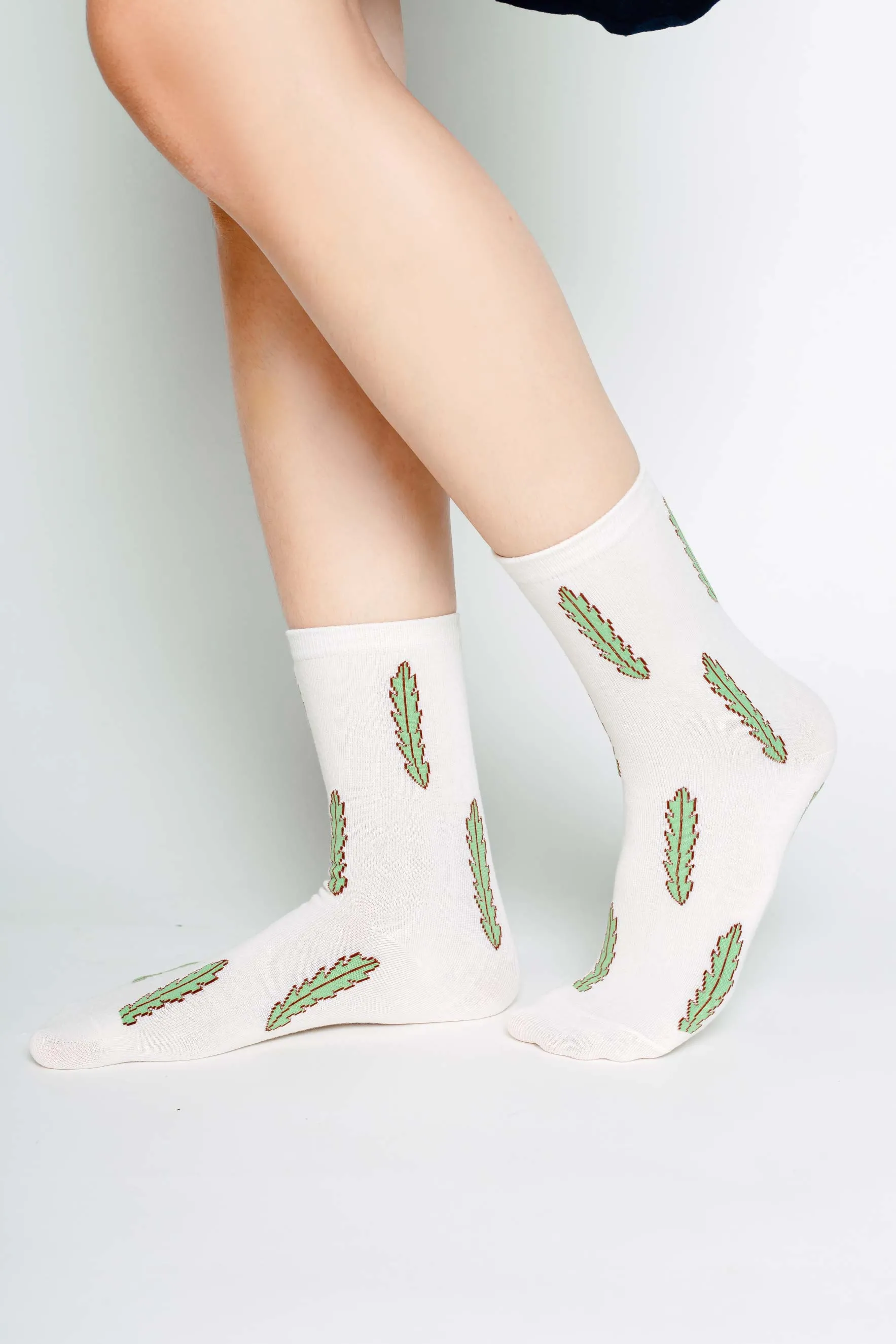 Spring Garden • Women Mid Calf Socks