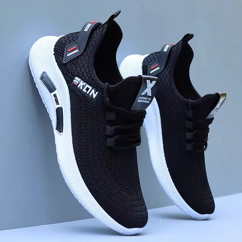 Spring White Casual Shoes Breathable Non-slip Walking Sneakers Men Shoes Outdoor 2024  Comfortable Fashion Lace Up Running Shoes