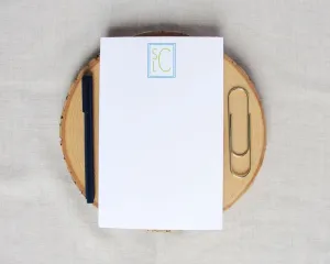 Stacked Monogram Notepad