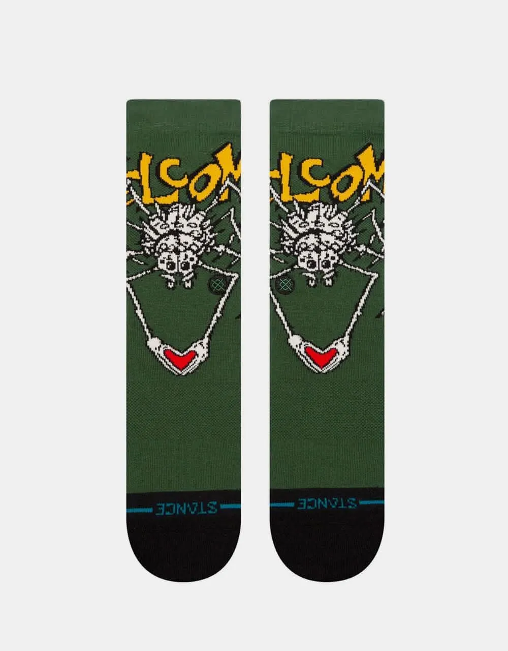 Stance x Welcome Wilbur Crew Socks - Green