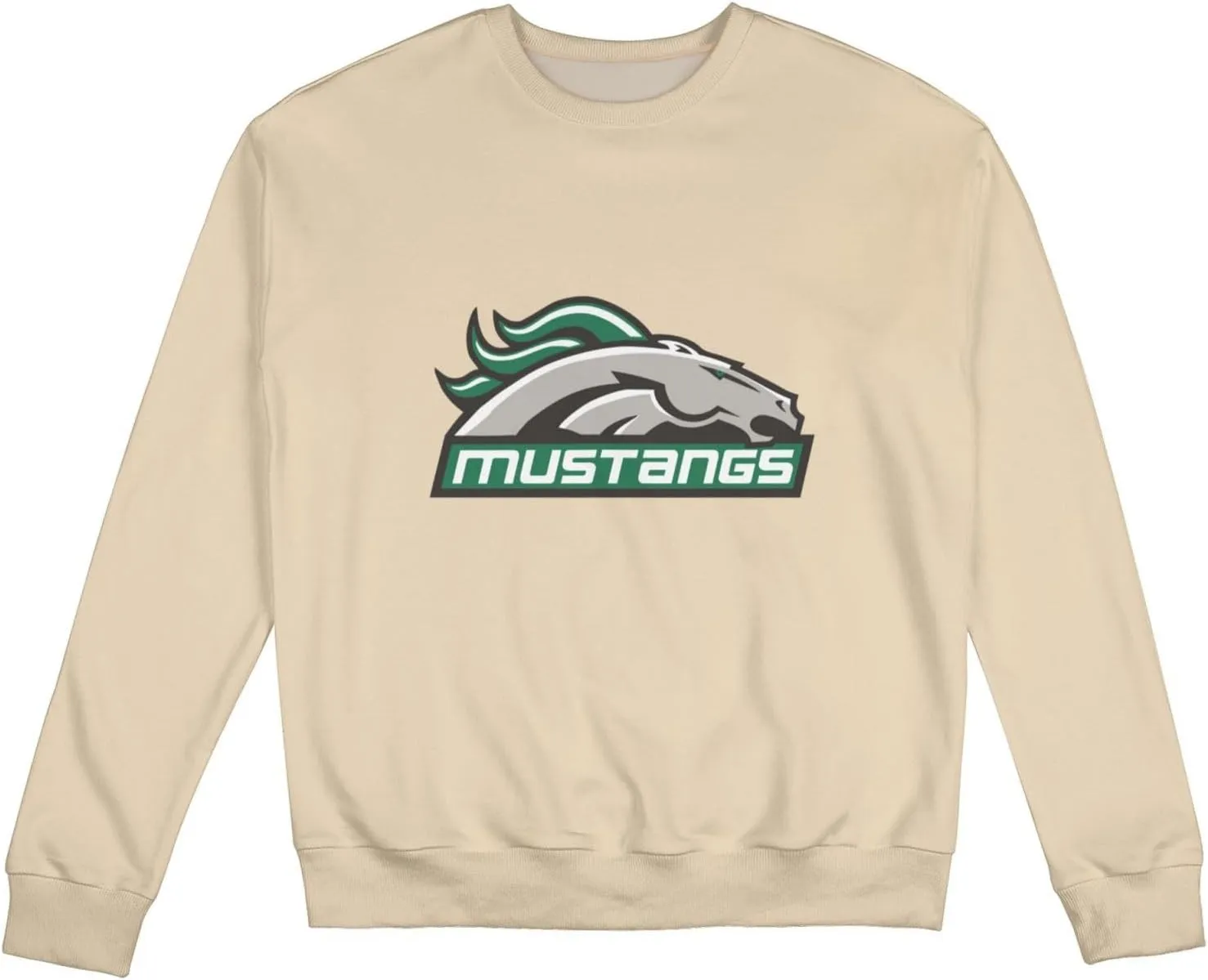 Stevenson University Logo Men'S Fleece Crew-Neck Hoodie Long Sleeve Fleece Sweatshirt-