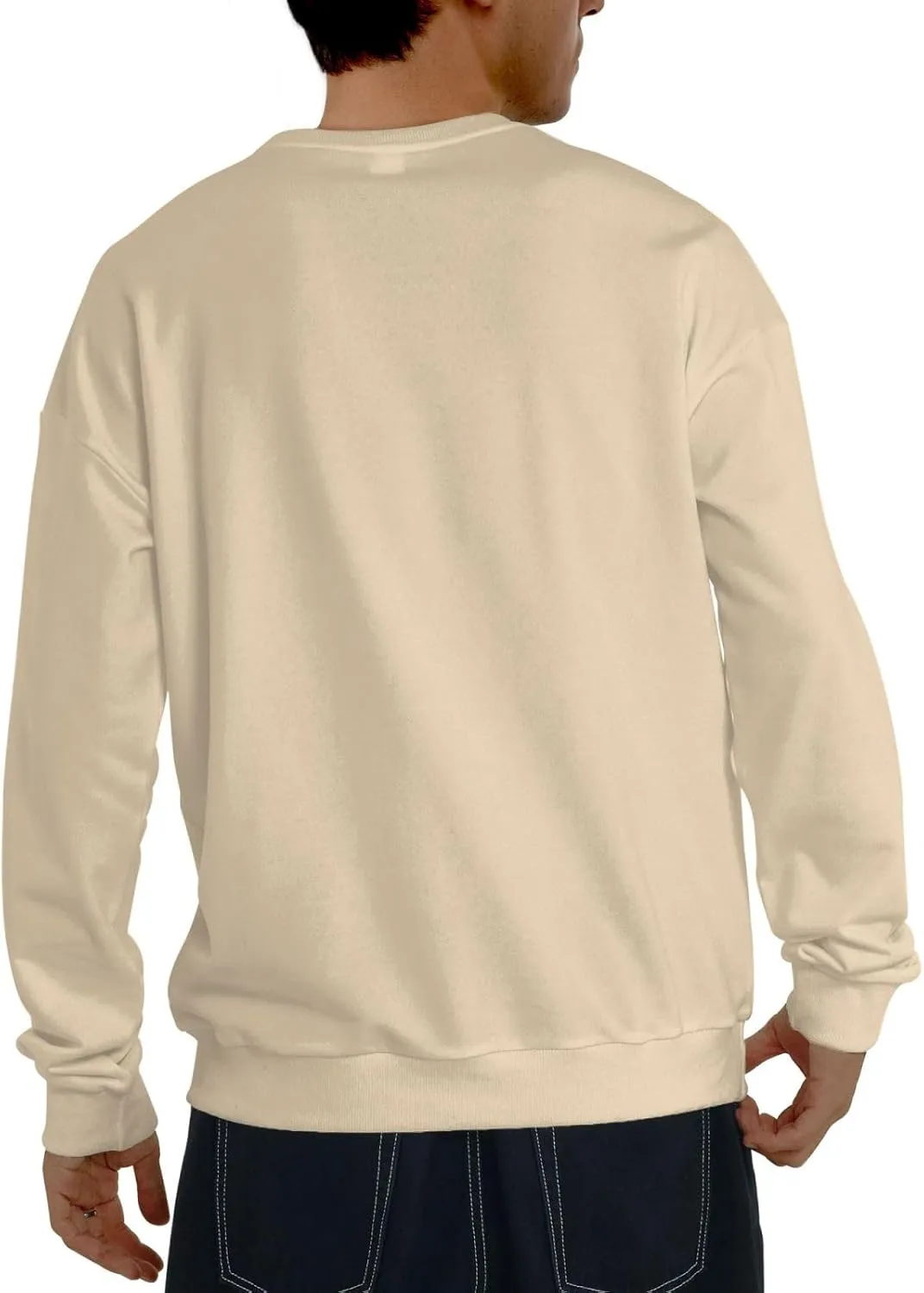 Stevenson University Logo Men'S Fleece Crew-Neck Hoodie Long Sleeve Fleece Sweatshirt-