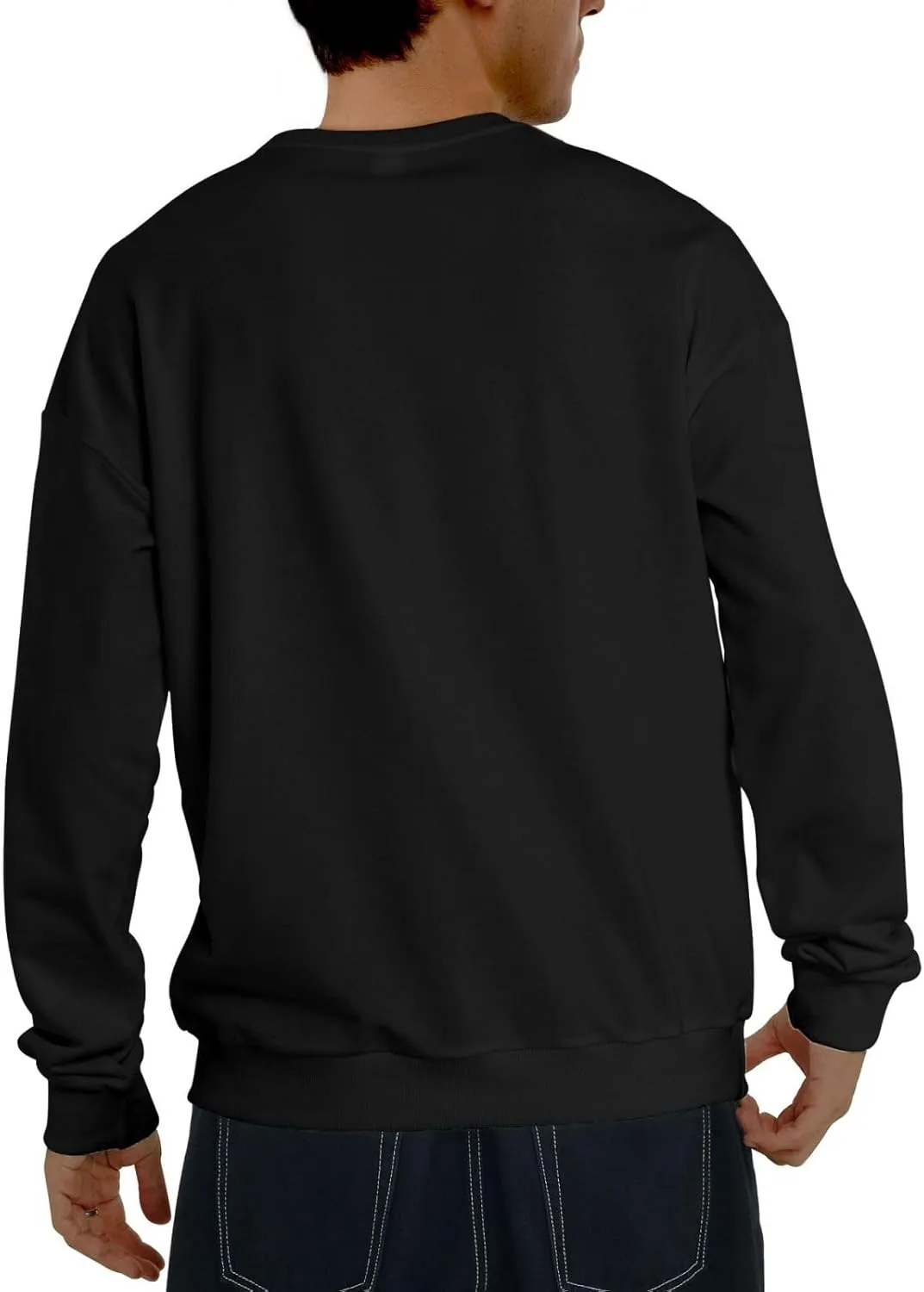 Stevenson University Logo Men'S Fleece Crew-Neck Hoodie Long Sleeve Fleece Sweatshirt-