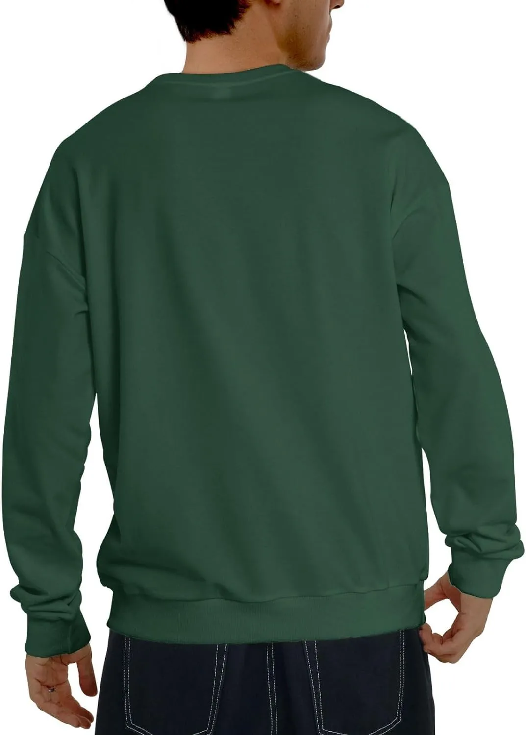 Stevenson University Logo Men'S Fleece Crew-Neck Hoodie Long Sleeve Fleece Sweatshirt-