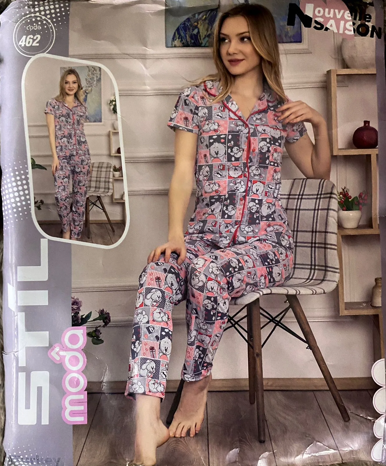 Still Moda Collar Homewear