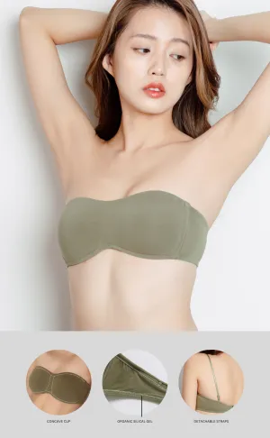 Summer Dairy • Modal Strapless Multiway Bra (Army Green)