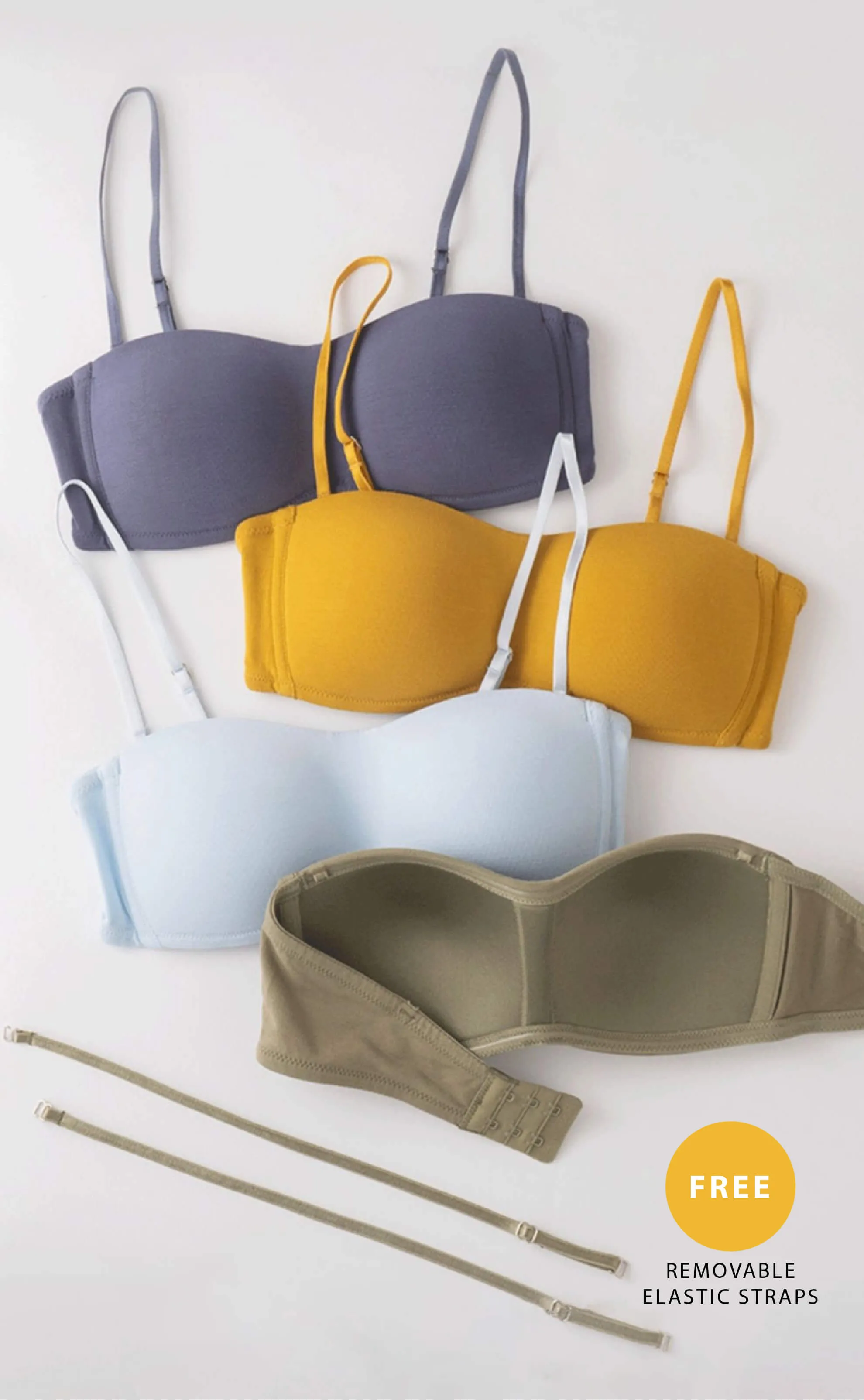 Summer Dairy • Modal Strapless Multiway Bra (Lotus Purple)