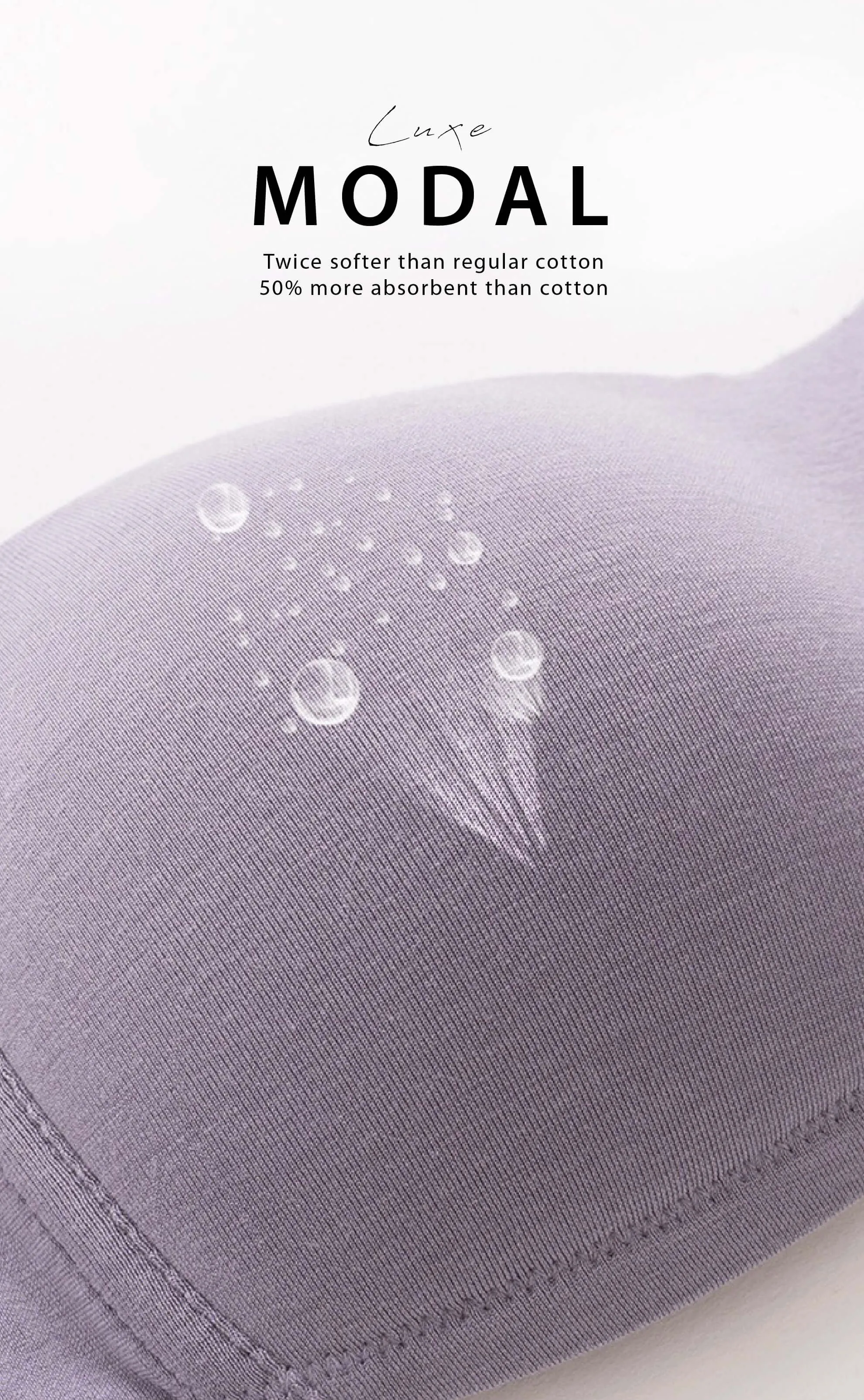 Summer Dairy • Modal Strapless Multiway Bra (Lotus Purple)