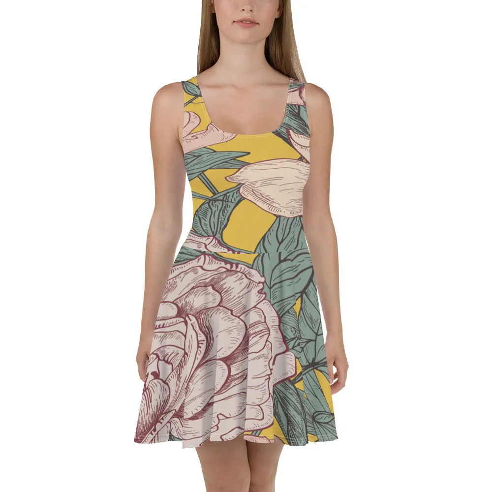 Summer Floral Skater Dress, lioness-love