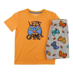 SURVIVAL GEAR Boy's Crew Neck PJ Set, 2-Piece